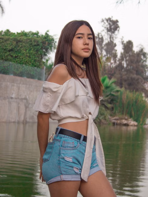Saia Jeans Longa